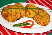 [09]Zeleninové polpette (karbanátky) s balkánským sýrem.