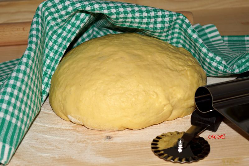 Hotové těsto před dalším zpracováním