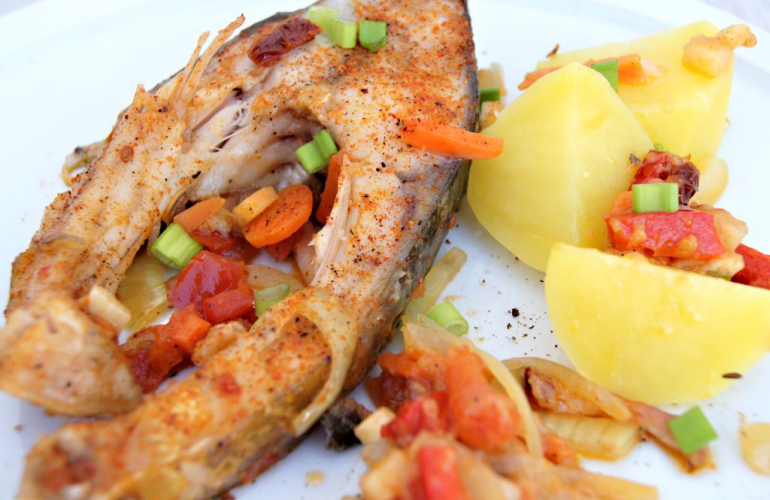 Recept na kapra na zelenině