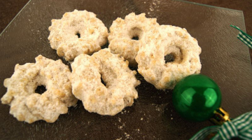 Recept na oříškové věnečky, jak je pekla moje maminka