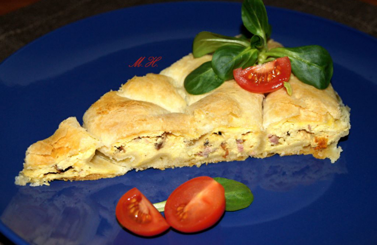 Koláč s balkánským sýrem – burek - pita savijača nebo vlasatice, jak říkám já