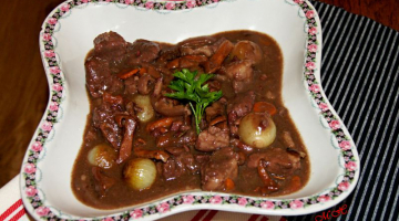 Vepřové maso á la Bourguignon