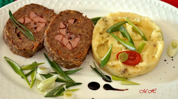 Sekaná pečeně se zeleninou