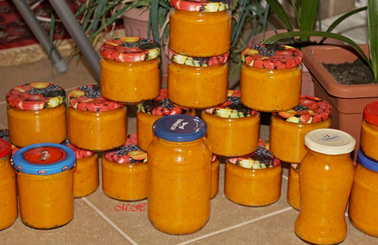 Recept na dýňové pyré, sterilizované