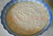 1. tortilla potřená bešamelem